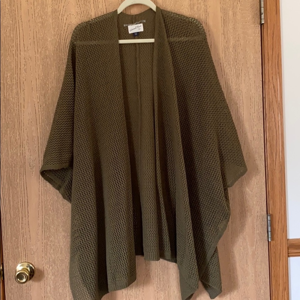 Draped cardigan